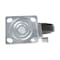 Vestil Rubber Swivel With Brake Caster 8 In. Diameter x 2 In. Width 551 Lb. Capacity Black CST-VE-8X2MR-SWB - alternate 3