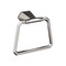 Amerock St. Vincent Brushed Nickel Contemporary 5-9/16 in 141 mm Length Towel Ring BH36042G10 - alternate 1