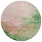 Homeroots 8' Pink And Green Round Abstract Washable Indoor Outdoor Area Rug 604817 - alternate 3