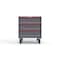 Strong Hold 3 drawer cabinet - (2x 7in, 1x 8in) - Red accents - Keyed Different S3036-PCDAS-0301DS - alternate 1