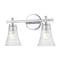 Z-Lite Belle 2-Light Vanity, 16 in W, Chrome 7519-2V-CH - alternate 1