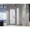 Vdomdoors Front Exterior Prehung FiberGlass Door Frosted Glass / Manux 8102 Grey Ash / Sidelight Exterior Win MANUX8102EXD-SS-W36+12 x H80-RH - alternate 2