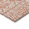 Homeroots 8' X 10' Coral And Ivory Southwestern Washable Indoor Outdoor Area Rug 594163 - alternate 4