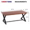 Amerihome Acacia Cross Leg Coffee Table AWCLCT - alternate 3