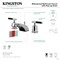 Kingston Brass Widespread Bathroom Faucet with Pop-Up Drain, Polished Chrome KB8921CKL - alternate 2