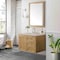 James Martin Vanities Laurent 36" Single Vanity, Light Natural Oak, w/ 3 CM Siberian Silestone Top 545-V36-LNO-3SFR - alternate 3
