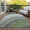 Homeroots 10' X 14' Green And Artichoke Green Abstract Washable Indoor Outdoor Area Rug 577306 - alternate 4