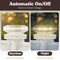 Pure Garden Solar Post Cap Lights 2 Waterproof LED Solar Powered Lights for Wooden or Vinyl Fence Post Caps 50-LG1505 - alternate 3