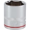 Channellock 1/2'' Drive 1-1/8'' 6-Point Shallow Standard Socket 302784 - alternate 1