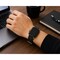 Elegani Band Compatible with Apple Watch 40mm, Black/Red, Silver, Black, Yellow Gold, Rose Gold Buckle TPSIVRB-BLKRED-40 - alternate 2