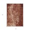 Homeroots 5' X 8' Orange Ikat Washable Indoor Outdoor Area Rug 576996 - alternate 4