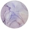 Homeroots 8' Round Gray and Purple Round Abstract Washable Non Skid Indoor Outdoor Area Rug 559411 - alternate 3
