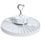 Nuvo 240/200/150W LED UFO High Bay 3K/4K/5K CCT 60/80/100 Beam Angle White Finish 120-347V 65/1523 - alternate 2