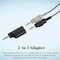 Signify SHM1900 Wired Over-Ear Pc Headset with Microphone, 2 to 1 adapter SHM1900/00 - alternate 4
