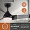 Vaxcel Crest Hill, 56 in, Black Ceiling Fan, Black Blades, LED, Remote, DC Motor F0145 - alternate 4
