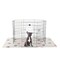 Petmaker Dog Mat for Food & Water, Crate Pad & Floor Protector Large PVC Memory Foam Pad w/ Non-Slip Bottom PET6419 - alternate 2