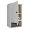 Homeroots 16" Natural Wood Floating Single Door Bathroom Vanity And Medicine Cabinet 543574 - alternate 3