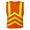 Ironwear Hi-Vis Safety Vest M/XL Class 2 Chevron Back, , Hook & Loop w/Wraparound Closure 0 Pockets 1288-O-MD-XL - alternate 2