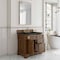 James Martin Vanities Brookfield 36" Single Vanity, Honey Oak, w/ 3 CM Phantome Eclos Top 547-V36-HNO-3PHT - alternate 5