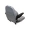 Uni Pro 441 Seat Top Assembly, With Armrests, Gray Vinyl 8384 - alternate 4