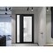 Vdomdoors Front Exterior Prehung FiberGlass Door Frosted Glass / Manux 8102 Matte Black / Sidelight Exterior MANUX8102EXD-BLK-W36+16 x H80-LH - alternate 2