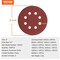 Vevor 150PCS 5-inch Sanding Discs 60-600 Grit Hook and Loop Sandpaper 8-Hole, 150PK 125/8C - alternate 5