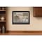 Homeroots Farmhouse Kitchen Black Framed Print Kitchen Wall Art 415864 - alternate 2