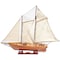Homeroots 28" Wood Brown America 1851 Yacht Hand Painted Sculpture 402244 - alternate 1