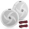 Pyle PyleUsa 8 in Marine Vehicle Speakers Dual 2-Way 320W 4 Ohm Low Profile Waterproof Car Component PLMRS8W - alternate 1