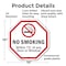 Signmission No Smoking Within 75' Of Any Door o, 10 Inch X 10 Inch, Plastic Sign OC-P-10-89 - alternate 3