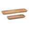Homeroots Set of Two Brown Mango Trinket Tray 592780 - alternate 1