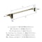 Amerock Davenport Golden Champagne Transitional 18 in 457 mm Towel Bar BH36053BBZ - alternate 4