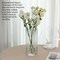 Uniquewise 12-Inch Square Frosted Clear Glass Table Vase - A Timeless Centerpiece for Dining Tables,  QI004738.CR.L - alternate 2