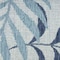 Homeroots 3' X 5' Blue Ivory And Navy Blue Palm Leaf Indoor Outdoor Area Rug 554903 - alternate 3