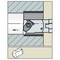 Widia Indexable Thread Turning Tool Holder, A16NEL3, 12 in L, High Speed Steel, Top Notch Insert Shape 3632120 - alternate 1