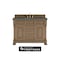 James Martin Vanities Brookfield 48 in. Single Vanity, Pecan w/ 3 CM Parisien Bleu Silestone Top 547-V48-PCN-FPBL - alternate 1
