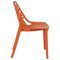 Leisuremod Modern Cornelia Dining Chair, Solid Orange, 4PK C18OR4 - alternate 2