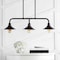 Jonathan Y Cade 34.25" 3-Light Metal Farmhouse Industrial LED Pendant, Oil Rubbed Bronze JYL1113A - alternate 3