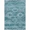 Homeroots 8' X 10' Teal Blue And Aqua Southwestern Washable Indoor Outdoor Area Rug 588735 - alternate 2