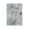 Homeroots 3' X 5' Denim Blue And Sky Blue Floral Washable Indoor Outdoor Area Rug 582746 - alternate 4