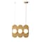 Vidalite Orbita Pendant Light with Natural Wood Finish, Frosted Glass Shade, Integrated LED Bulbs CE1009206 - alternate 1