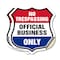 Signmission No Trespassing Shield Sign Official Busi, 4 inch X 4 inch, Vinyl Decal, 2PK SHI-D-2PACK-4-415 - alternate 1