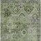 Homeroots 3' X 5' Artichoke Green And Gray Floral Medallion Washable Indoor Outdoor Area Rug 616610 - alternate 3