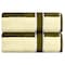 Lavish Home 2-Piece Towel Set Extra Large Bath Towels100% Cotton Bathroom Accessories Absorbent Bath Sheets 67-0023-GBS - alternate 1