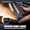 Powertec 7 in. Rafter Square, Aluminum Carpenter Square for Woodworking, Framing, Roofing, Stair Layout 72322 - alternate 3