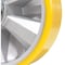 Vestil Polyurethane Rigid Caster 8 In. Diameter x 2 In. Width 1212 Lb. Capacity Yellow/Gray CST-PY-8X2PUA-R - alternate 3