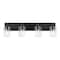 Jonathan Y Irving 27.75" 4-Light Seeded Glass/Iron Modern Contemporary LED Vanity Light, Black JYL7558B - alternate 1
