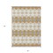 Homeroots 5' X 8' Gold Copper And Ivory Geometric Washable Indoor Outdoor Area Rug 597897 - alternate 4