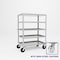 Pucel Five Shelf Extra Heavy Duty Stock Cart, 30 in W x 68 in H x 48 in D, Light Blue H-3048-S - alternate 1