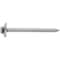 Auveco Phillips Oval Head Tapping Screw Countersunk Washer #8 x 2" - Chrome, 50PK 24166 - alternate 1